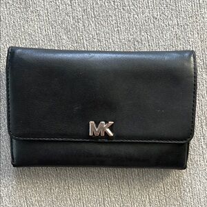 Michael Kors Black Leather Card Holder